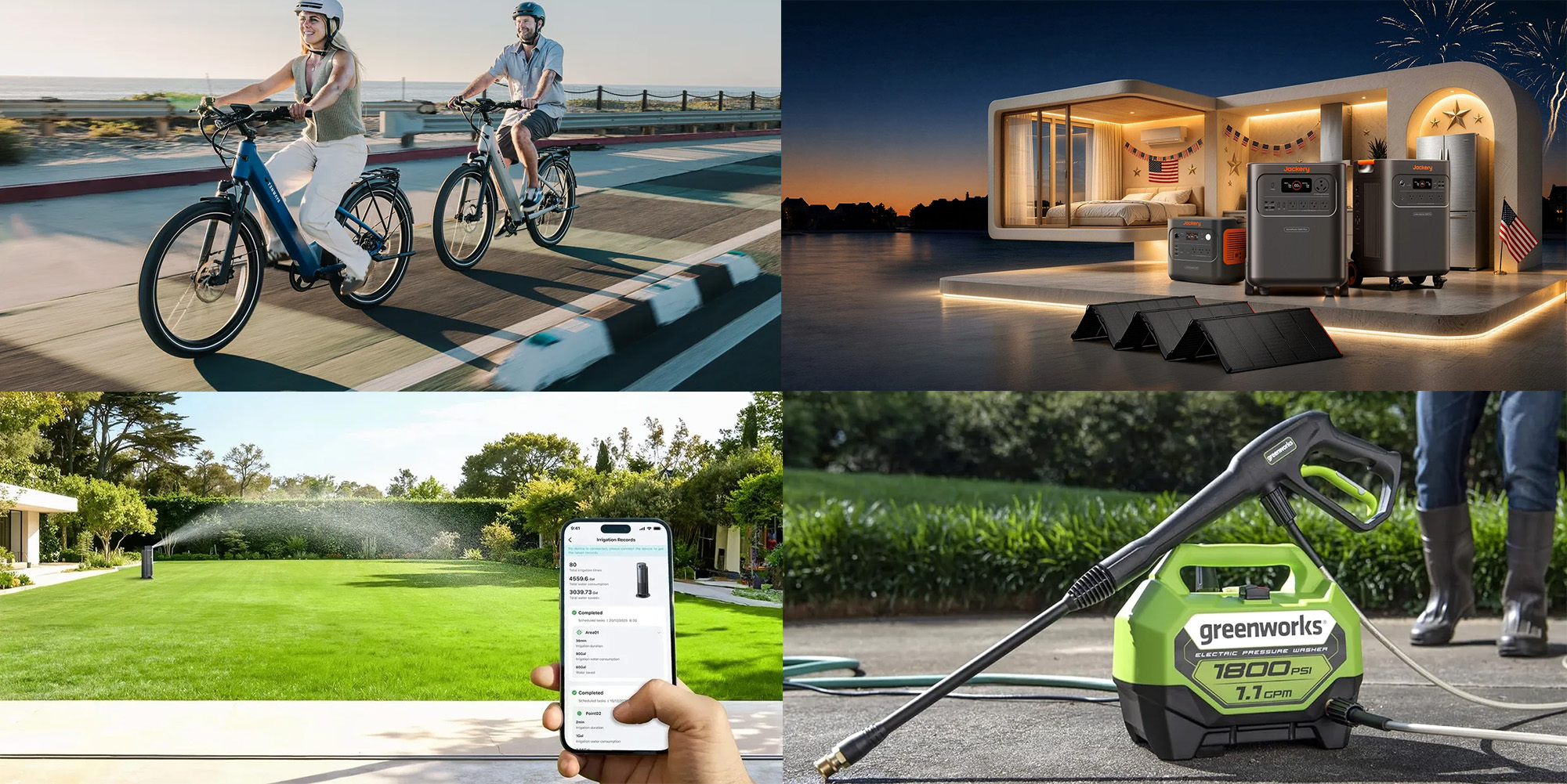 Tenways Wayfarer cruiser e-bike bundle at new $1,649 low ($827 off), Jackery July 4th power station sale, Aiper, Greenworks, more