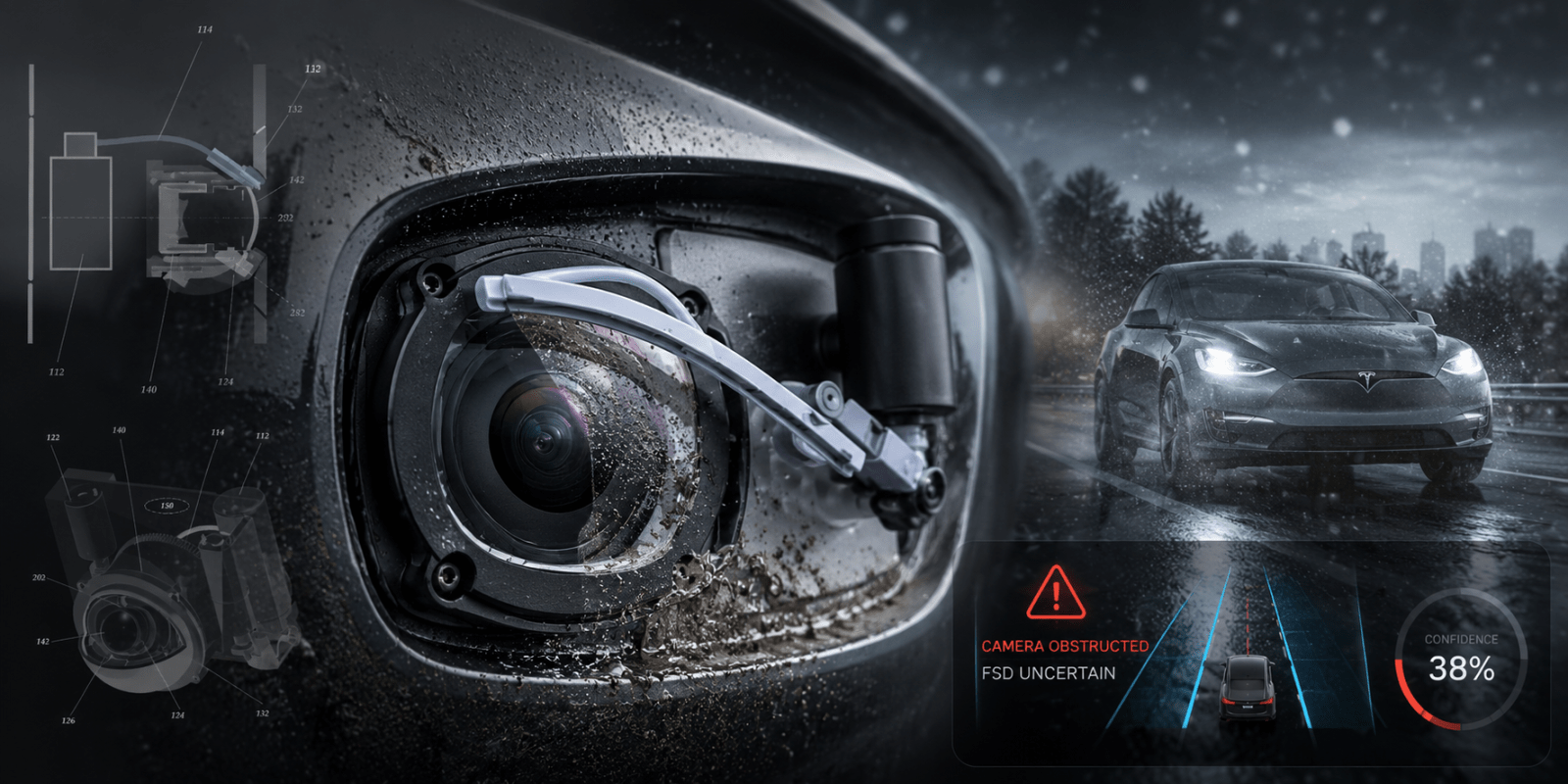 Tesla Camera wiper patent hero