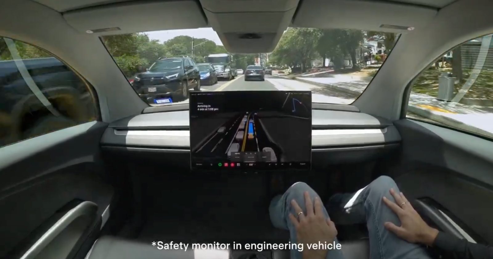 Tesla Cybercab validation unit