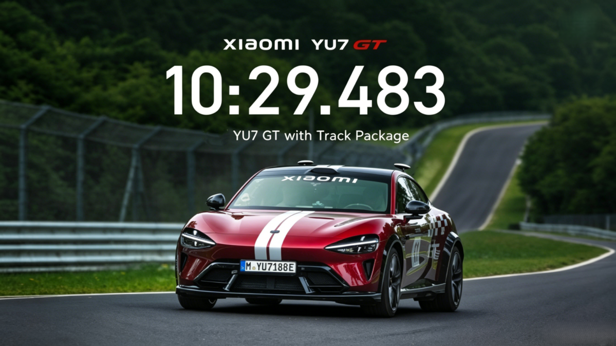 Xiaomi YU7 GT Sets First Autonomous Nürburgring Record