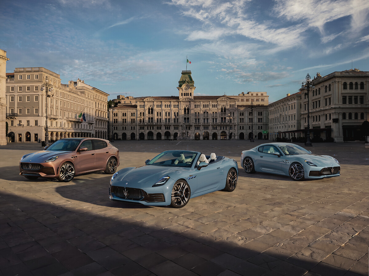 New 2026 Maserati Folgore EV lineup - Grecale Folgore, GranCabrio Folgore, and GranTurismo Folgore