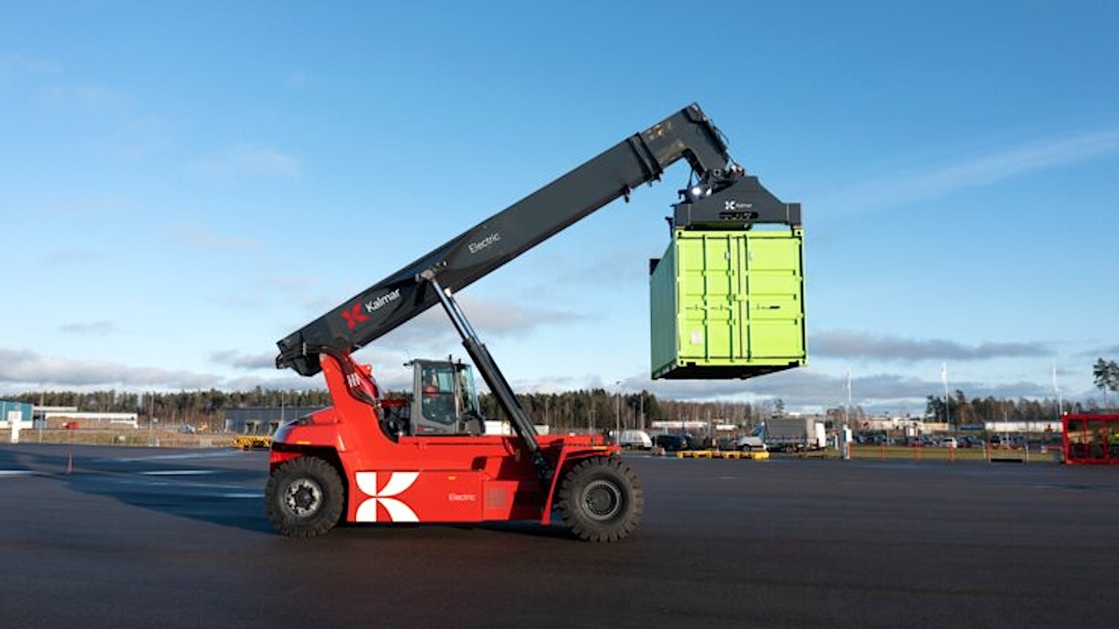 Port Container Stackr Port of Helsingborg scores two new electric reach stackers from Kalmar ...