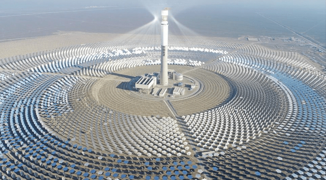 China’s giant Gobi solar plant runs after dark on salt, not batteries