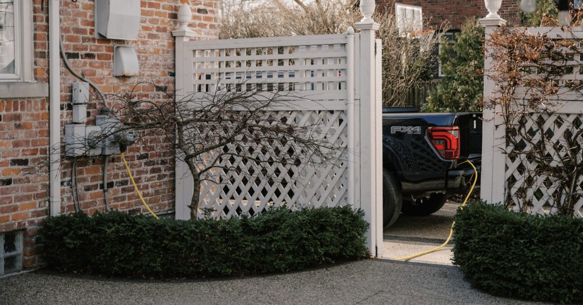 Ford F-150 electric trucks can now power a home's electrical panel