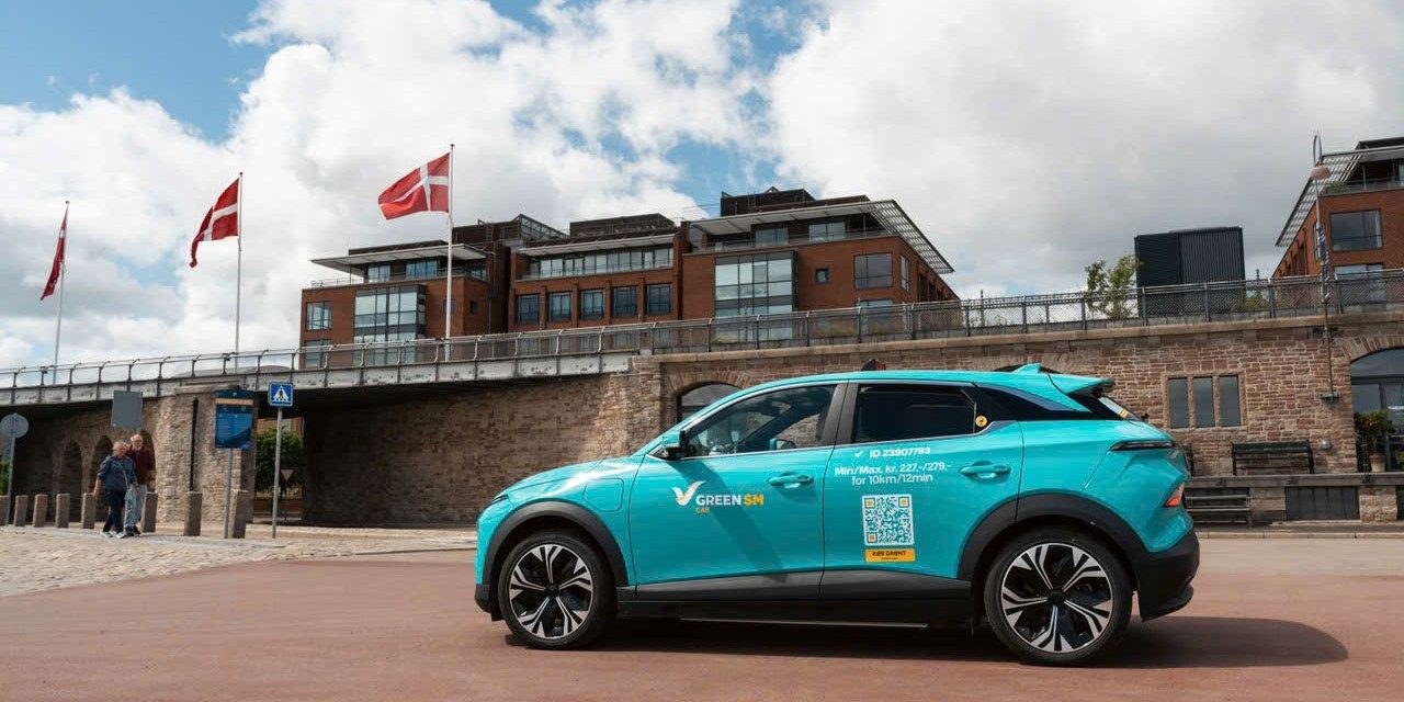 VinFast electric taxi Copenhagen