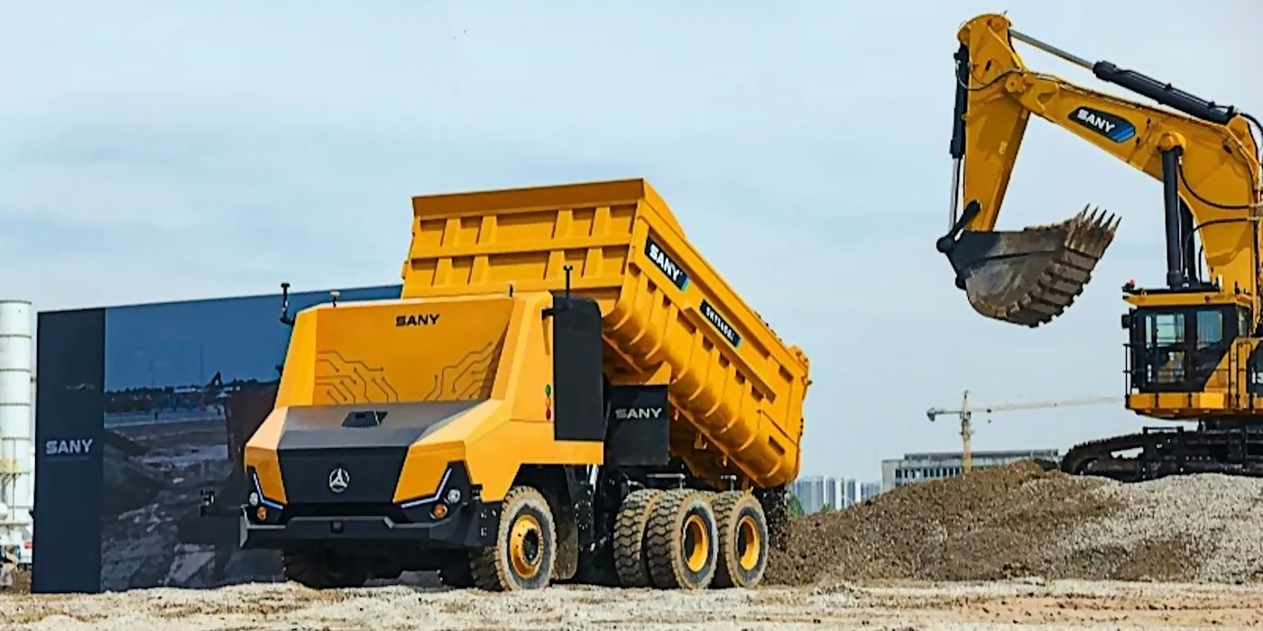 SANY opens up on SKT145Ei cabless, autonomous & battery mining truck