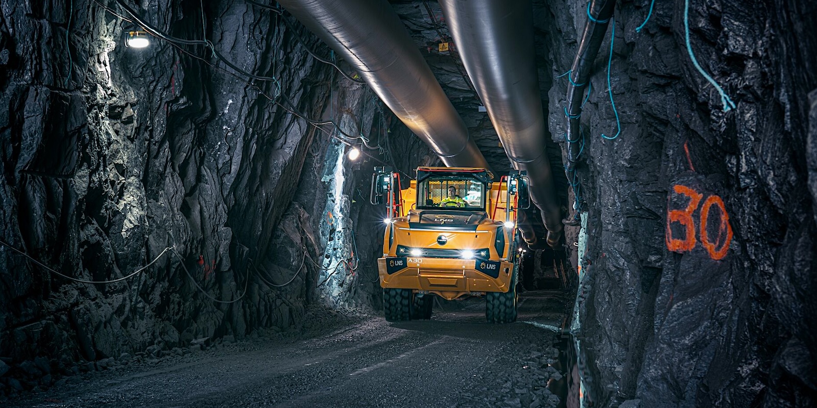 First-ever Volvo A30 Electric articulated haul trucks get to work