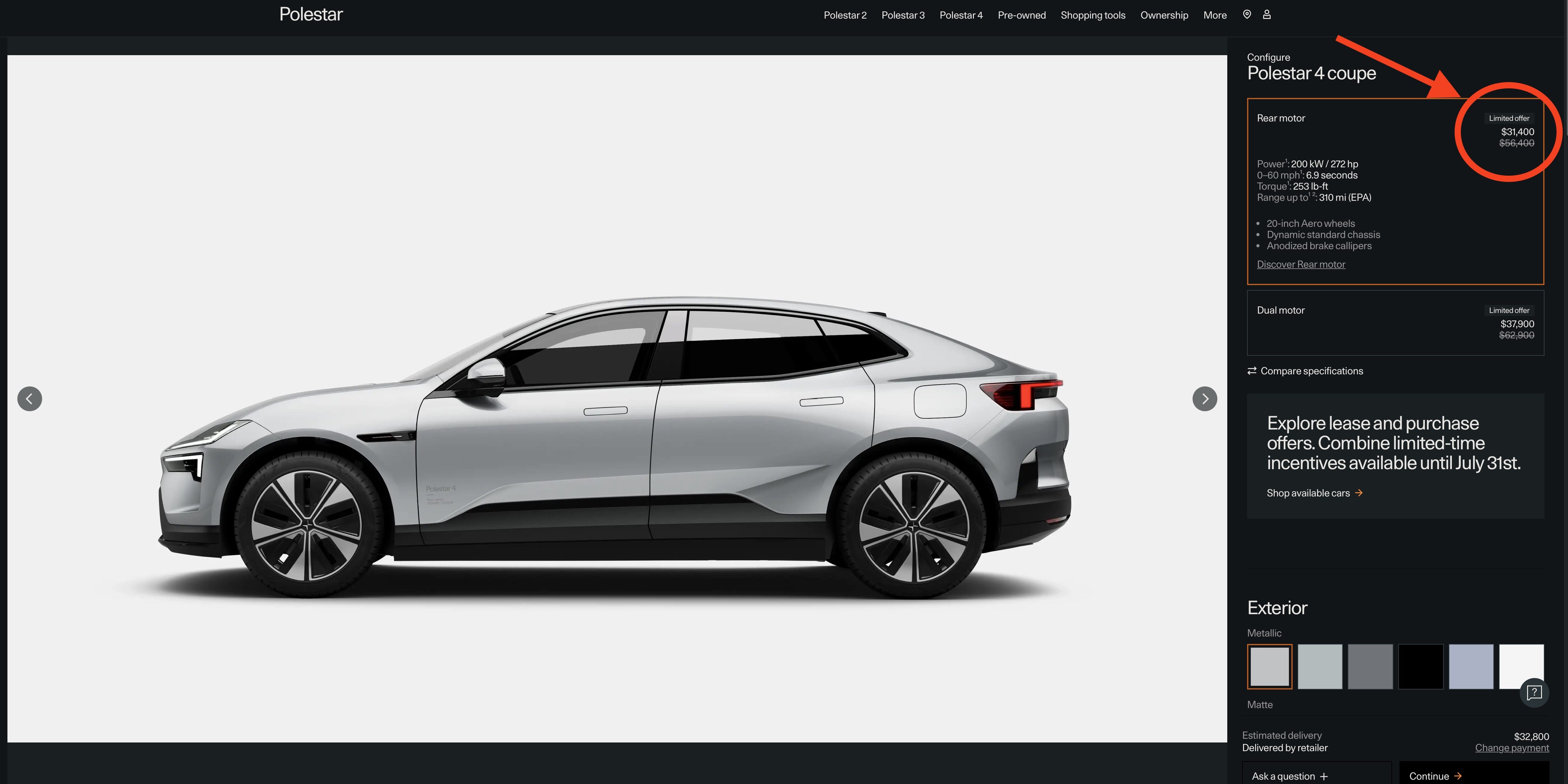 Polestar 4s are a smoking deal at $25k off now that they’re banned in the US