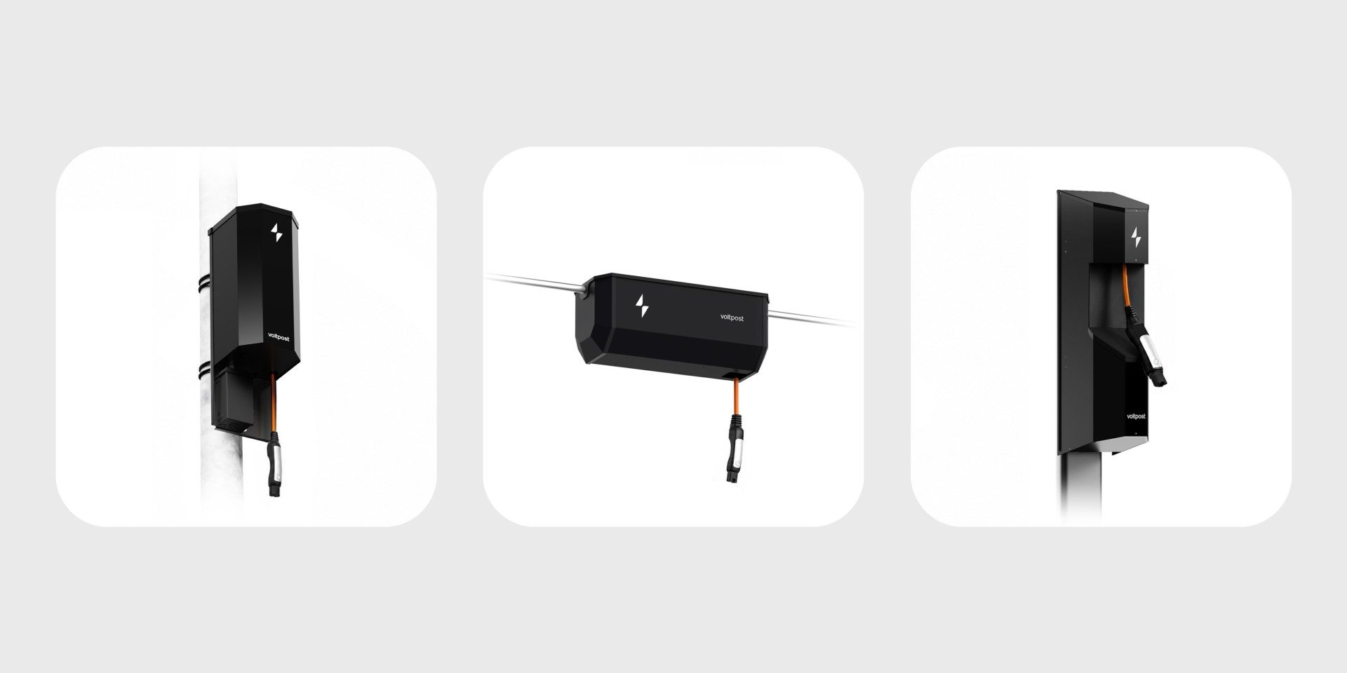 These EV chargers hang from garage ceilings – and install…