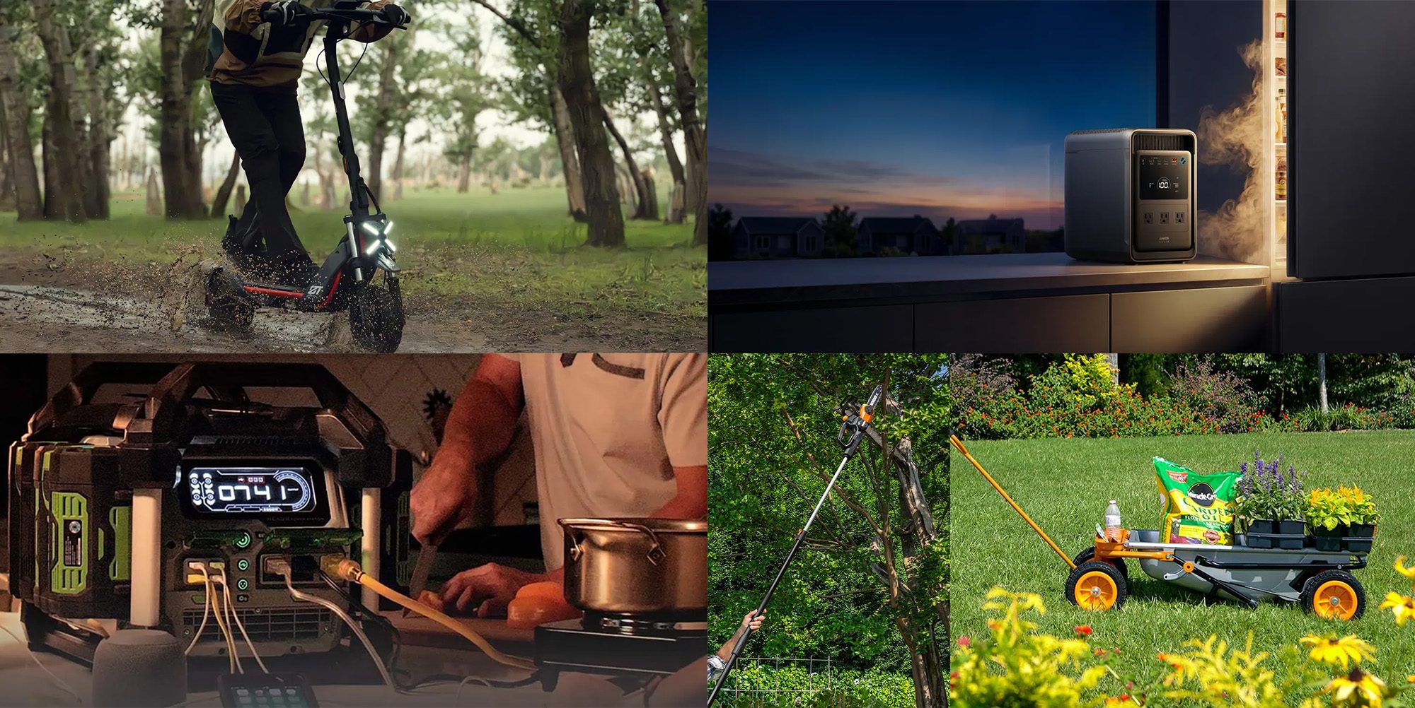 Segway ZT3 Pro e-scooter $850, Anker SOLIX 2,010Wh power station $549 off, EGO Nexus 2x battery bundle rare discount, more