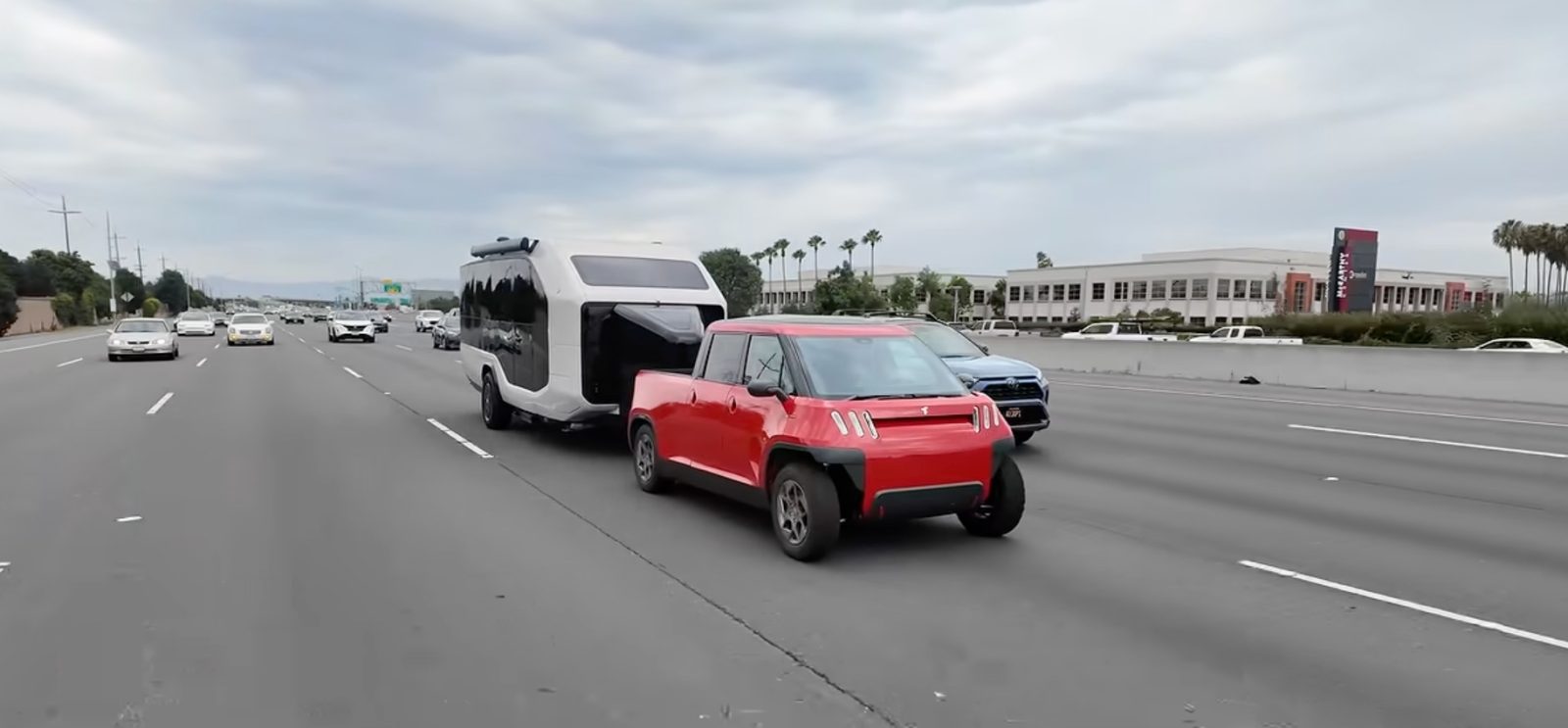 Telo truck M1 towing