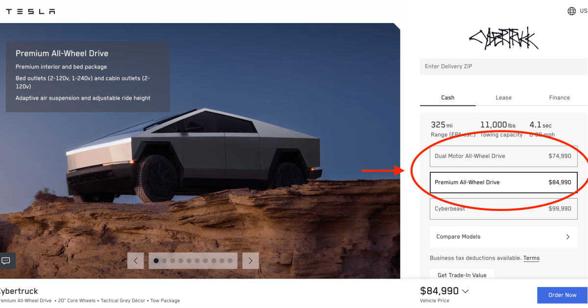 Tesla Raises Cybertruck Prices $5,000, Leaning Into a Premium Niche