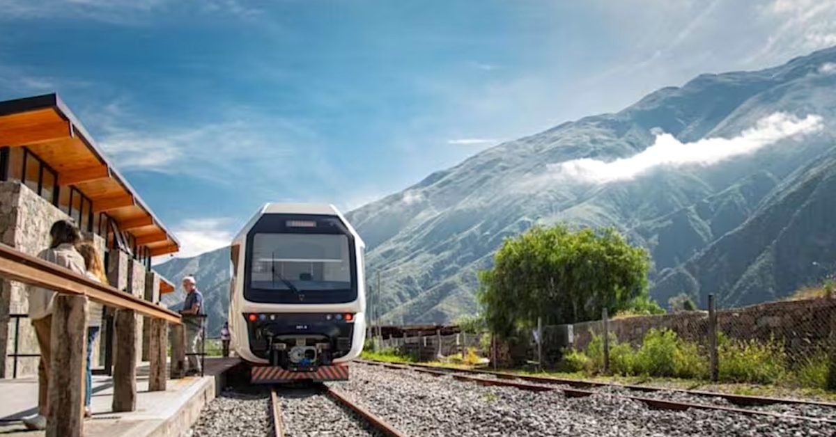Argentina's solar train brings zero-emission travel to an ancient trade route