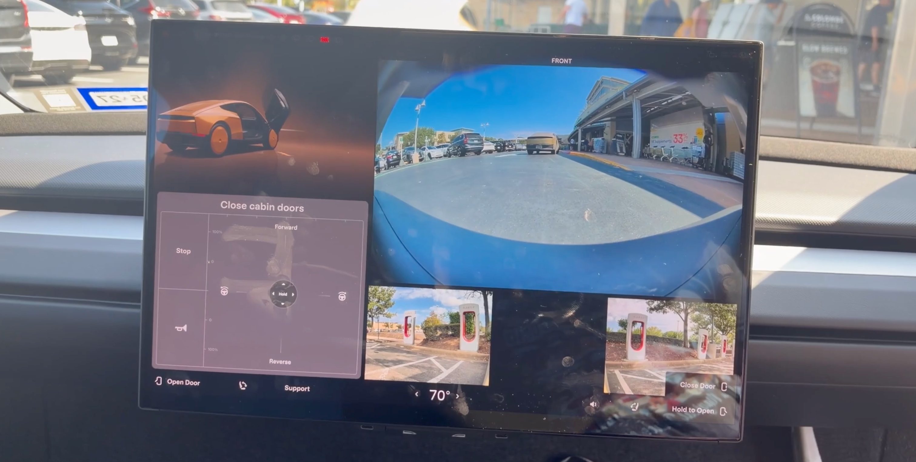 Tesla Cybercab has a hidden virtual joystick to drive it manually