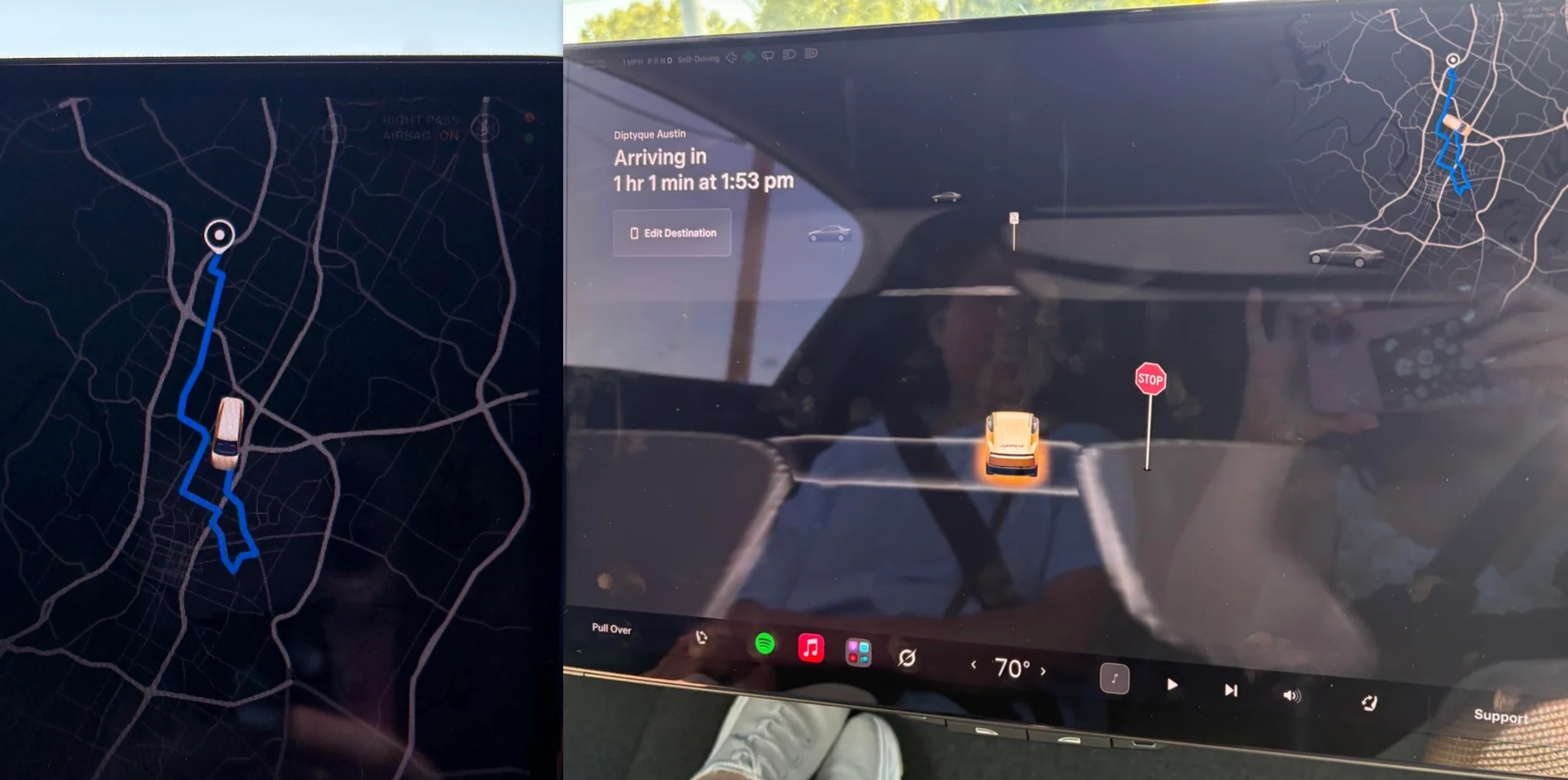 Tesla Cybercab robotaxi hostage