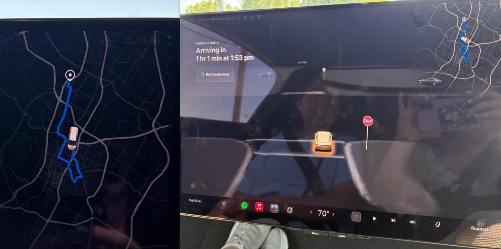 Tesla Cybercab robotaxi hostage
