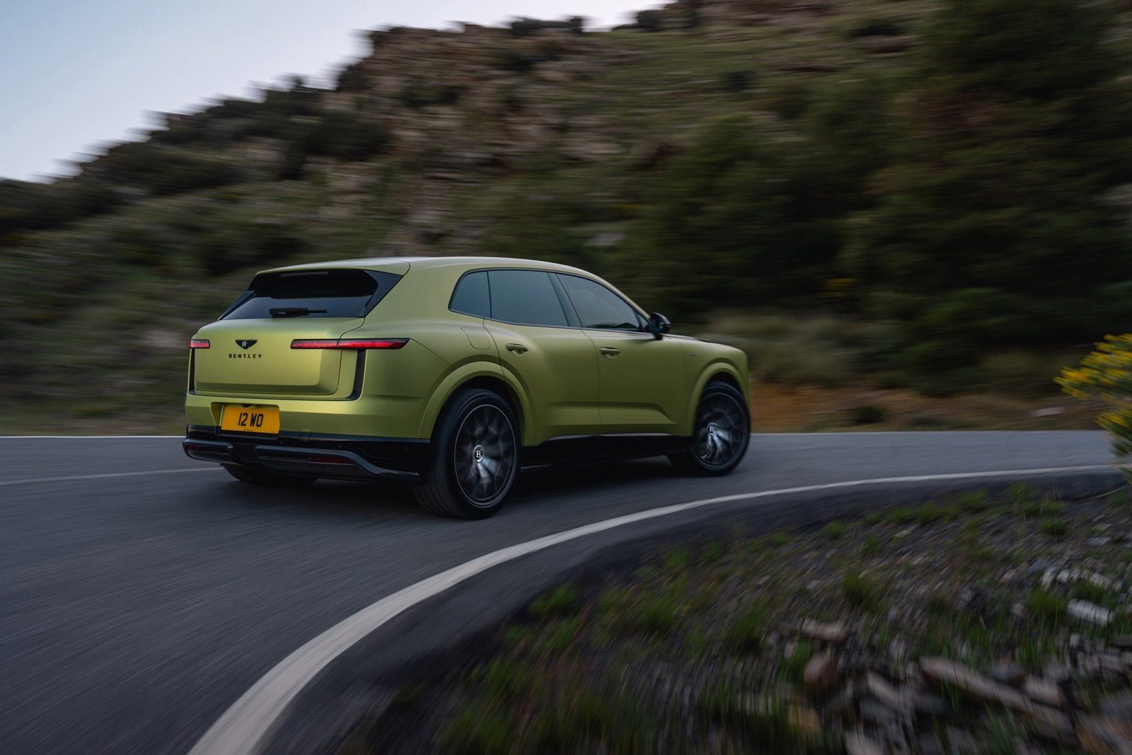 Bentley Torcal rear three-quarter view