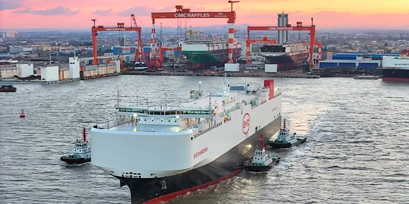 BYD orders 10 more vessels with capacity for 9,200 cars each