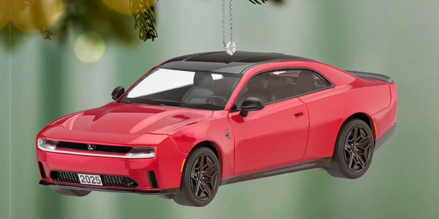 Hallmark Turns The Charger Daytona Into A Christmas Ornament