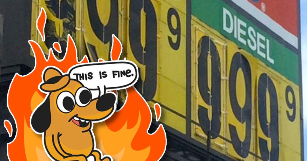 As diesel hits $10/gal., rumors swirl that stations are running out