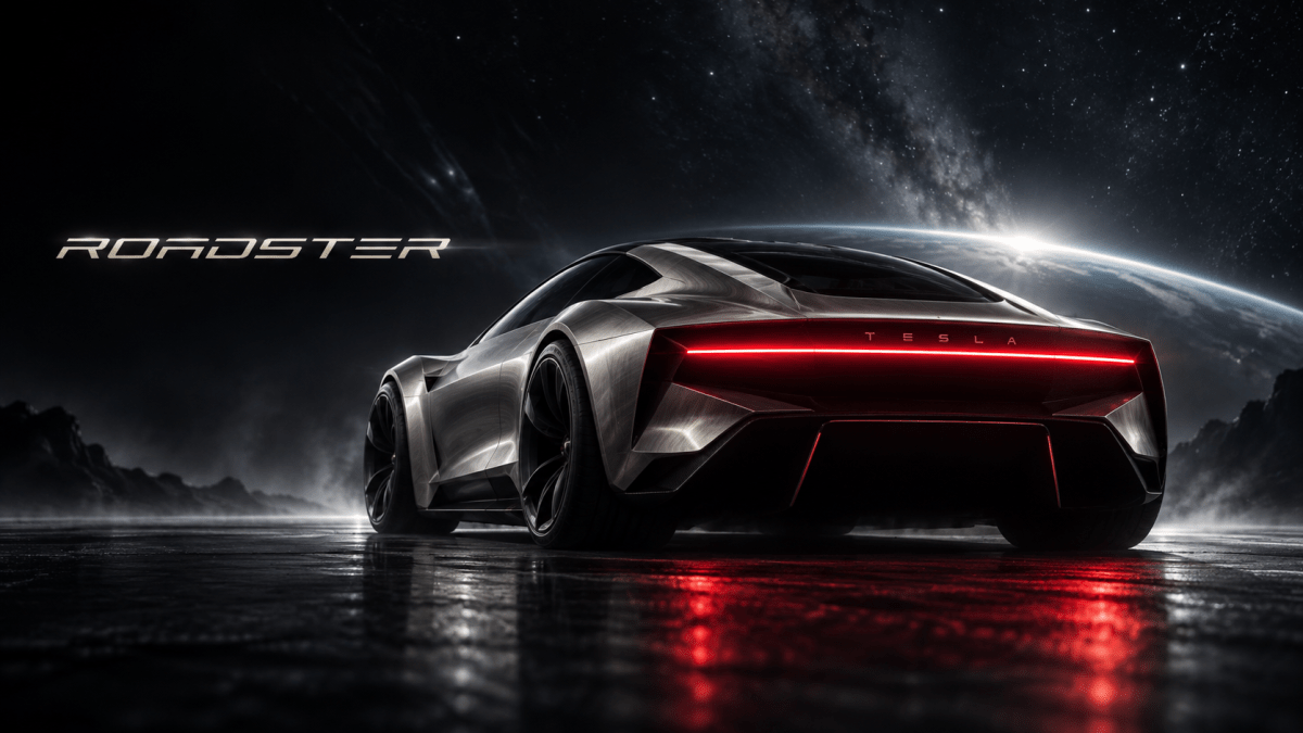 Tesla’s new Roadster teaser hints at a ‘Cyber’ redesign it doesn’t need