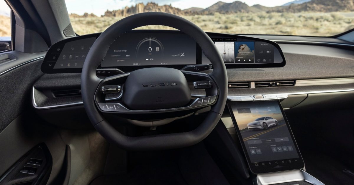 Lucid Air Owners to Receive Gravity’s UX Update, Older Models Face $950 Upgrade Fee