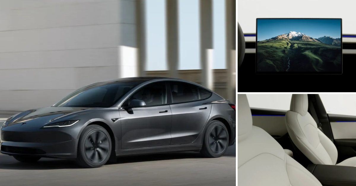Tesla Upgrades China Model 3 with Larger Screen and V2L Feature, US Models Excluded