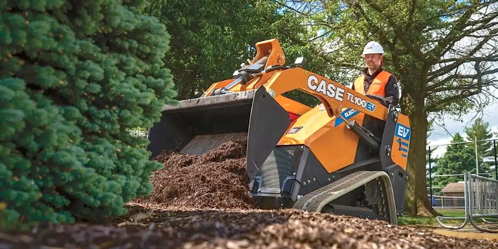 CASE TL100EV Electric Mini Track Loader Wins Two Landscape Industry Awards