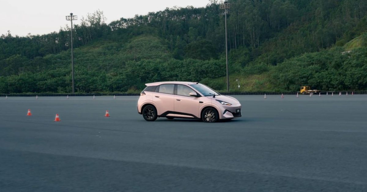 BYD's $10,000 Seagull EV shows off high-speed tyre blowout control