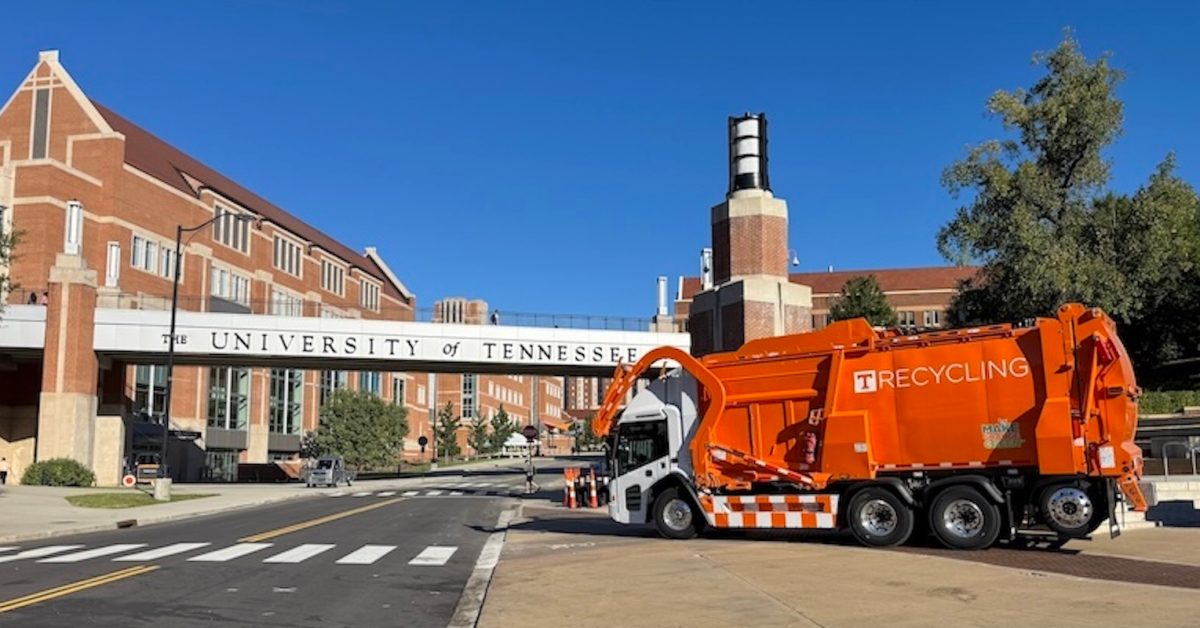 University of Tennessee Introduces Electric Garbage Truck to Campus Fleet