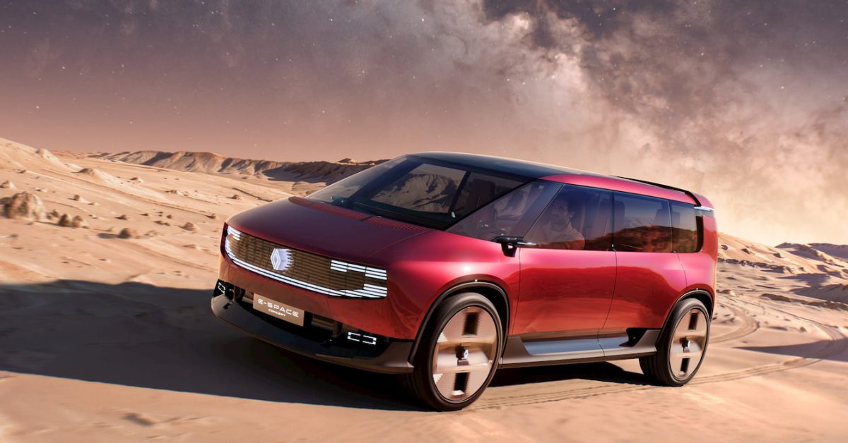 Renault Revives 1980s Minivan with All-Electric E-Space Concept