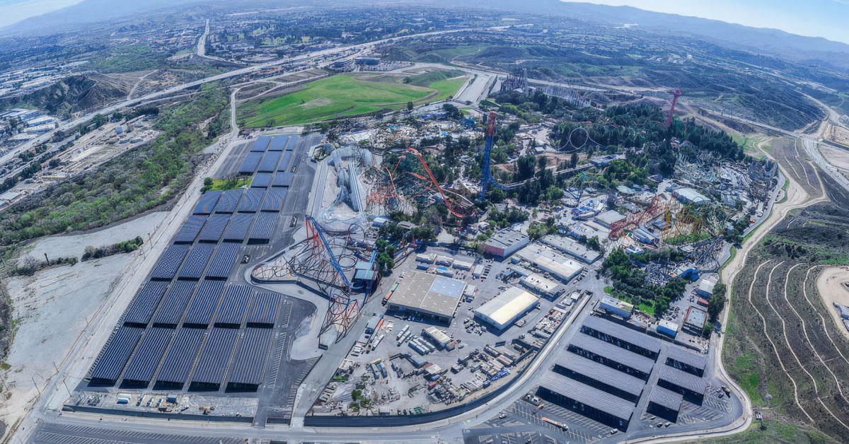 Six Flags Installs One of the Largest Solar Carports in the U.S.