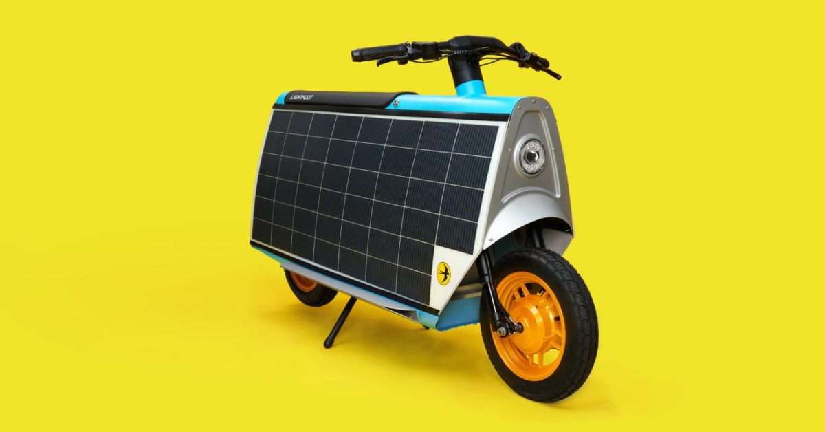 New Solar Electric Scooter Offers Plug-Free Commuting
