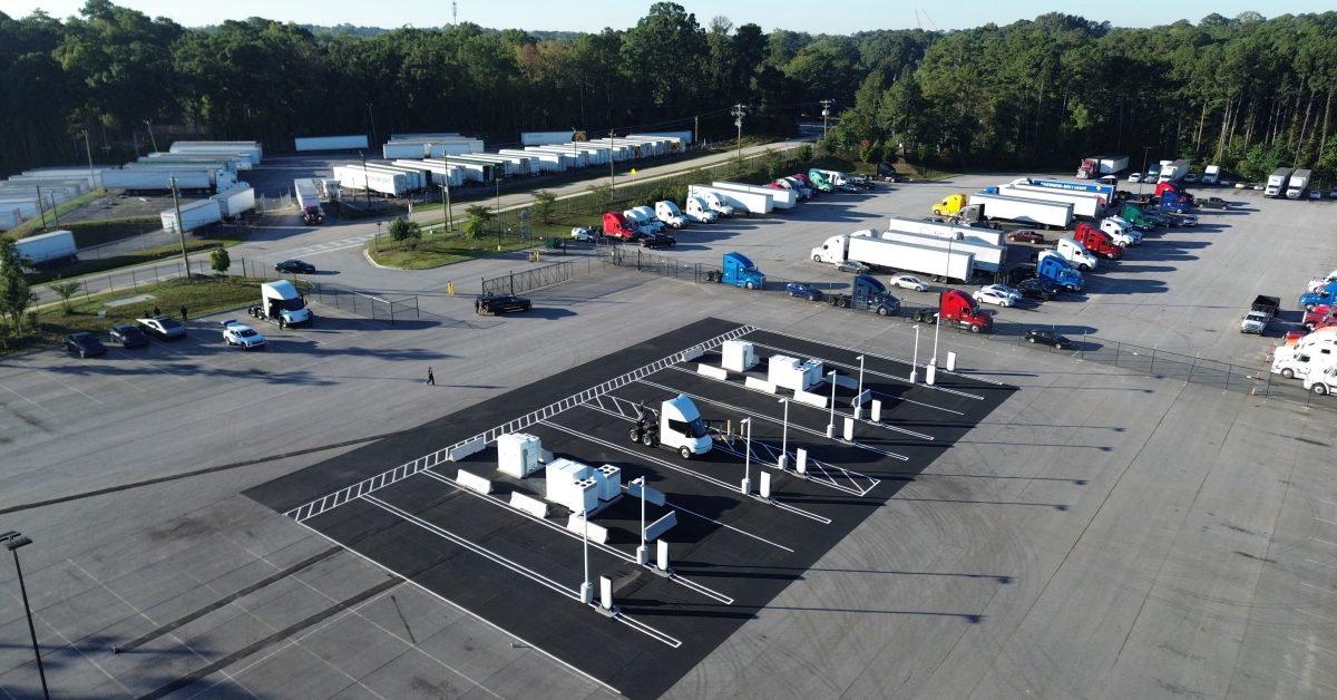Tesla Opens 14 Semi Megacharger Stalls in Georgia